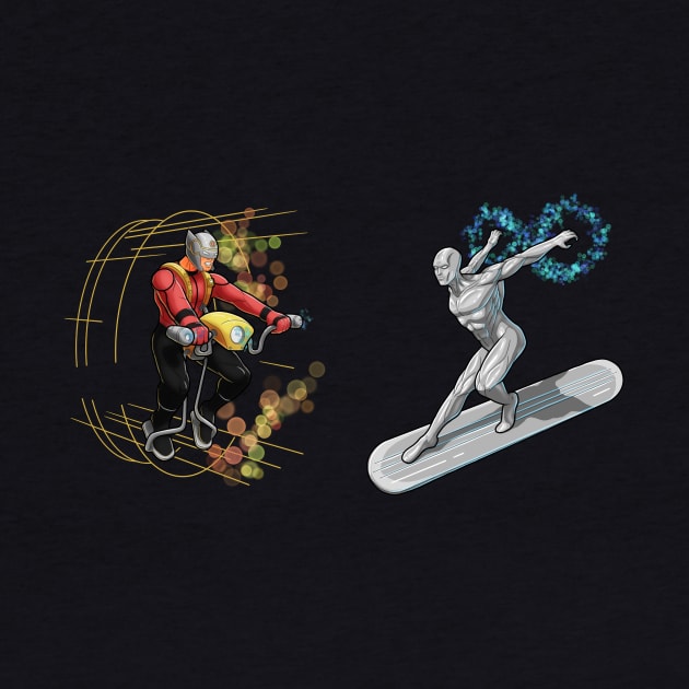 Orion vs Silver Surfer by DynamicDuel